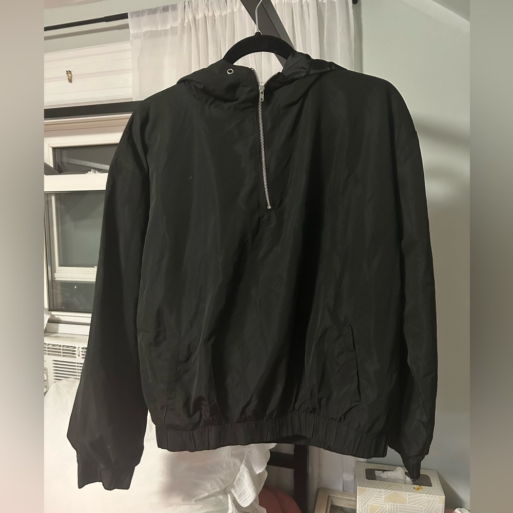 Quarter zip windbreaker
